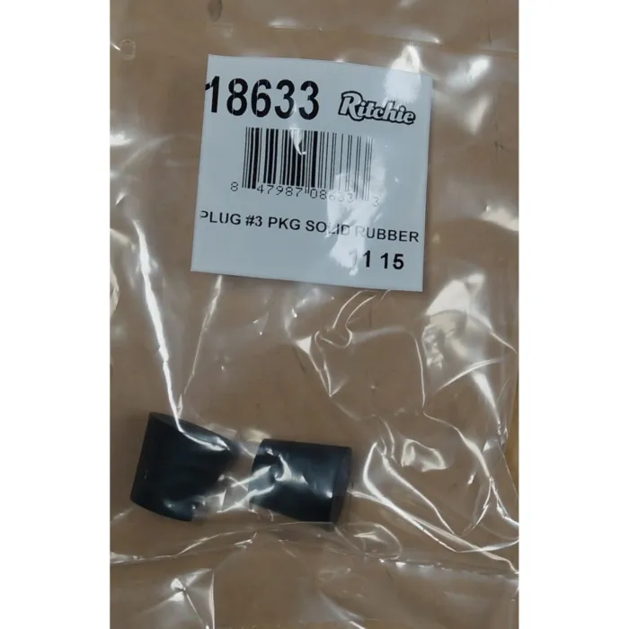 Ritchie Rubber Material 5 in 5 in Drain Plug