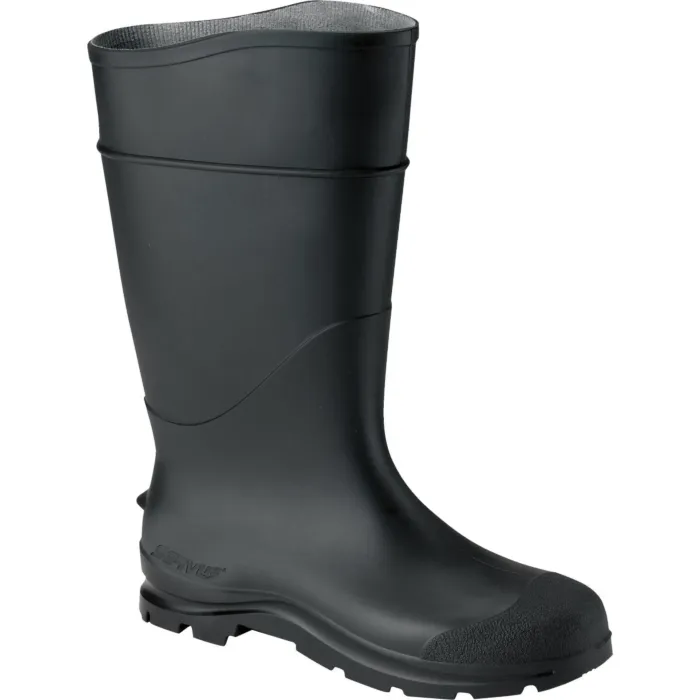 Servus Men's PVC Rubber Work Boot (Black) Size 9
