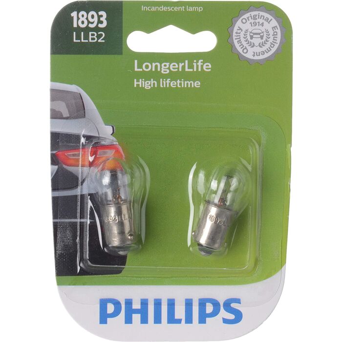 Philips 1893LLB2 14 V T3 1/4 Clear Miniature Lamp