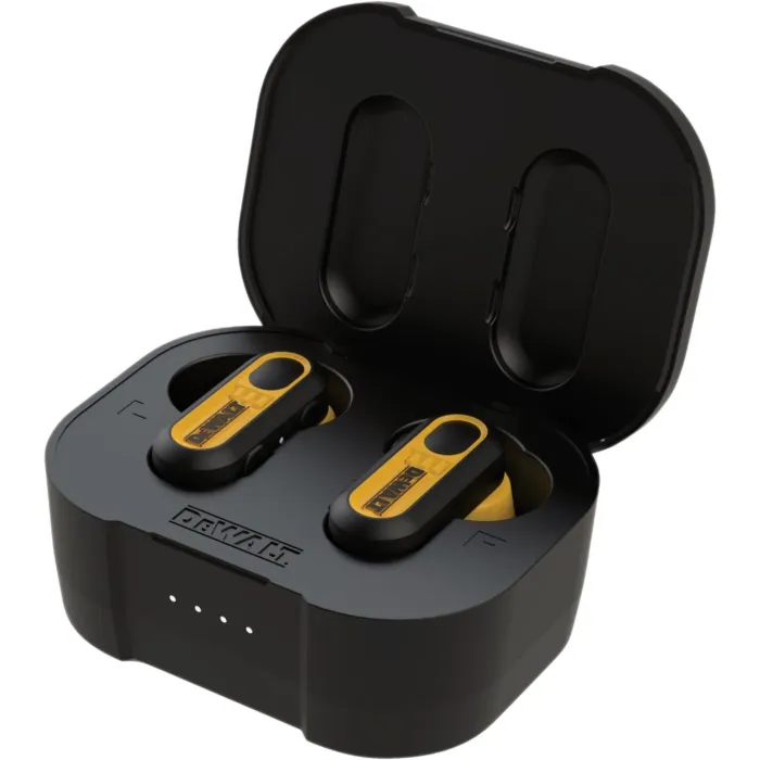 DEWALT Jobsite Pro-X1 True Wireless Earbuds with Charging Case