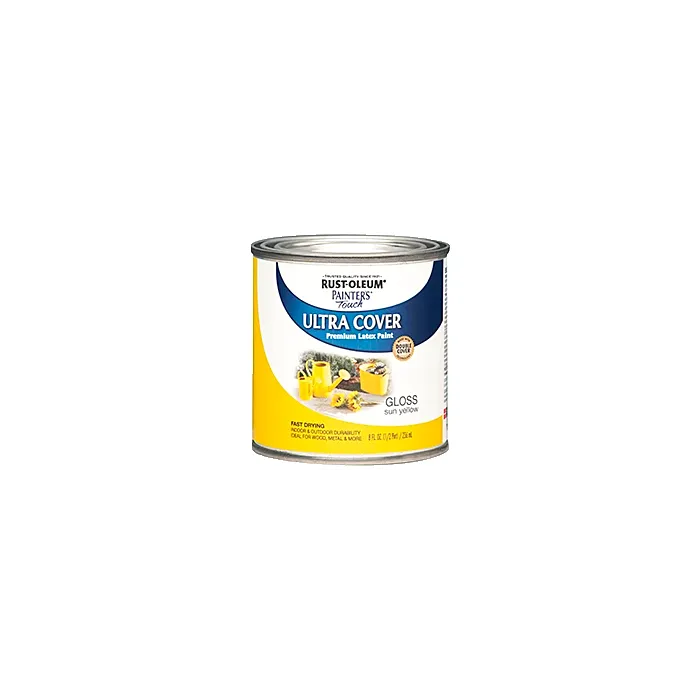 Rust-Oleum Painter's® Touch Ultra Cover - Multi-Purpose Brush-On - Half-Pint - Gloss Sun Yellow