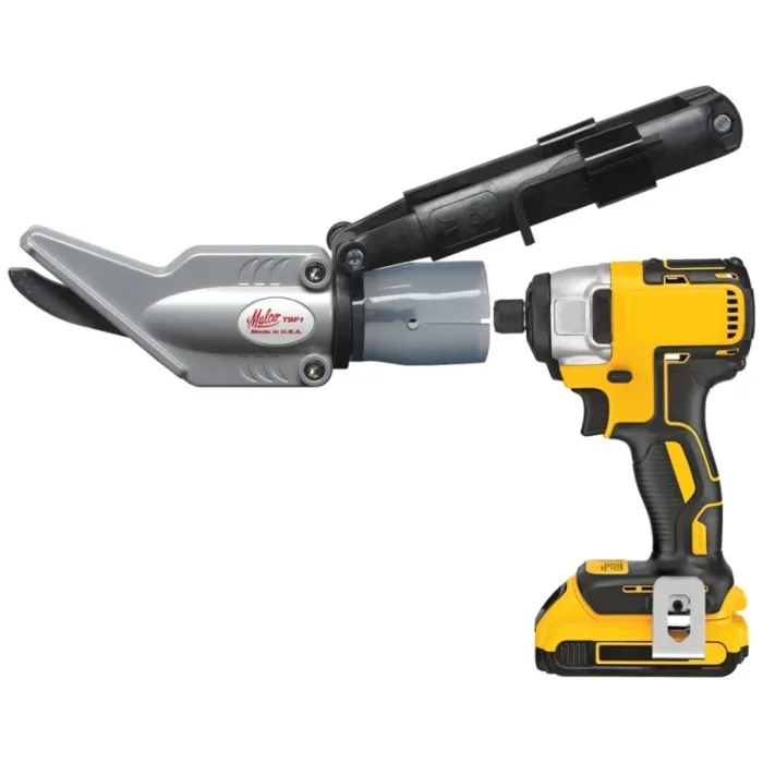 Malco TSF1 Siding Shear Attachment, Steel, For: 14.4 V or Larger Cordless or Standard A/C Power Drills