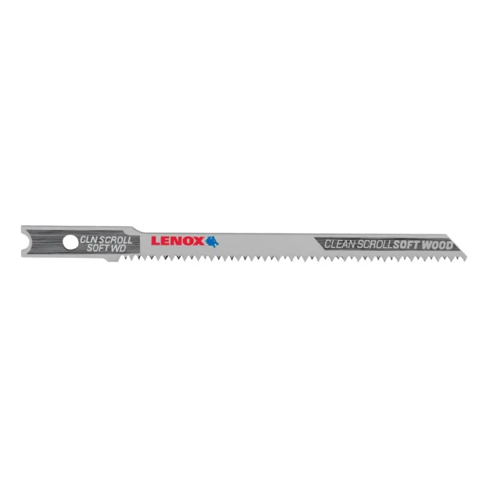 Lenox LENOX U-Shank Scroll Cutting Jig Saw Blade, 3 1/2" X 7/32" 20 Tpi, 3 Pack