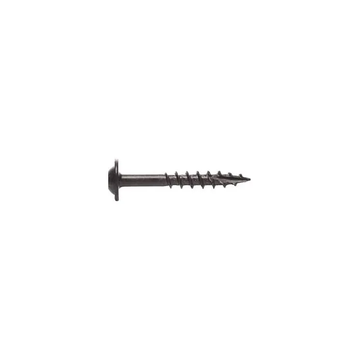 Big Timber #7 x 1-1/4 In. Round Washer Head Screw (222 Ct., 1 Lb.) Brown