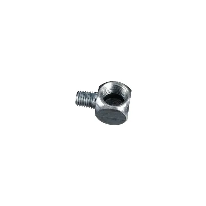 Lincoln Industrial 1/4-28 x 1/8 in MNPT x FNPT Pipe Thread Elbow Adapter