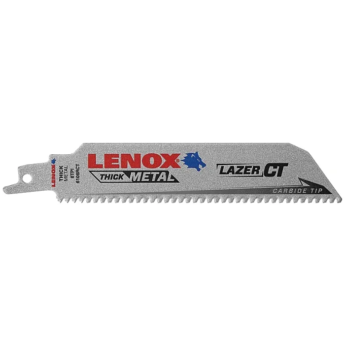 Lenox Lazer CT Carbide Tipped Reciprocating Saw Blades - 6 in. x 1 in.