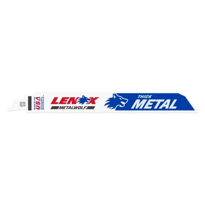 Lenox Metalwolf Wave Edge 14 TPI Reciprocating Saw Blades (5pk) 9 in.