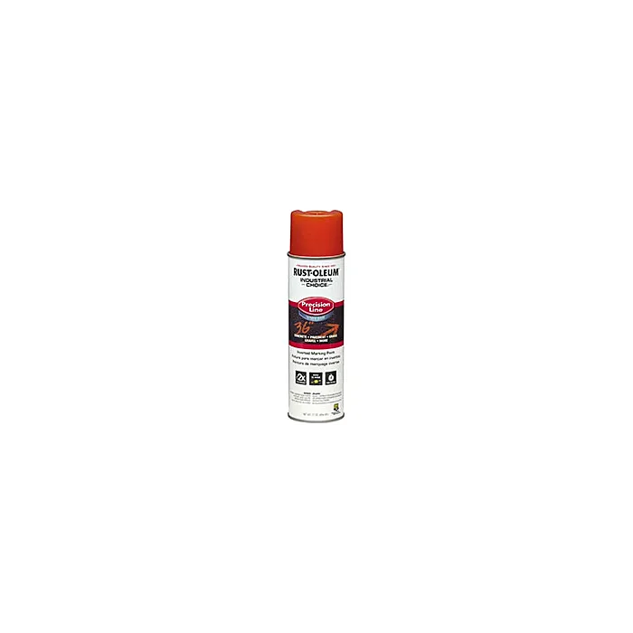 Rustoleum Industrial Choice M1800 System Water-Based Precision Line Marking Paint (Hi-Viz Yellow) 17 oz