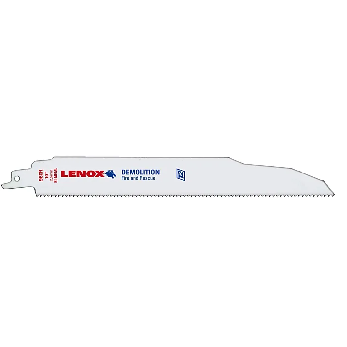 Lenox LENOX Demolition Reciprocating Saw Blade With Power Blast Technology, Bi-Metal, 9-Inch, 10 Tpi, 5/Pk