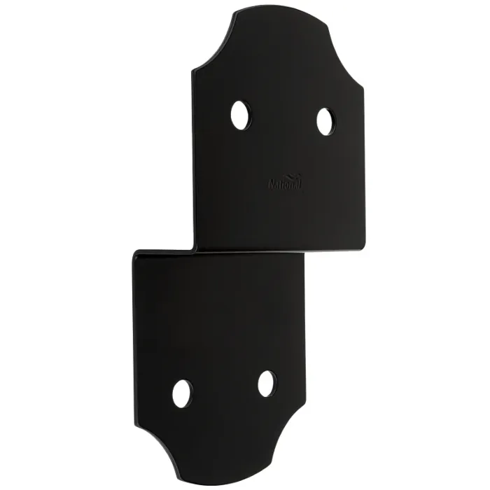 National Hardware Hartley 1219BC Series N800-008 Joist Tie, 9-3/4 in L, 5 in W, Steel, Storm Shine/Powder-Coated, Black