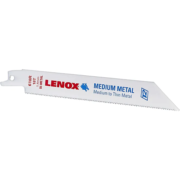 Lenox LENOX Reciprocating Saw Blades, Metal Cutting, 6-Inch, 18Tpi, 25-Pack (20529-B618R)