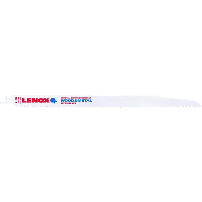 Lenox LENOX 12 In. General Purpose Bi-Metal Reciprocating Saw Blades With 10/14 Tpi (5 Pk)