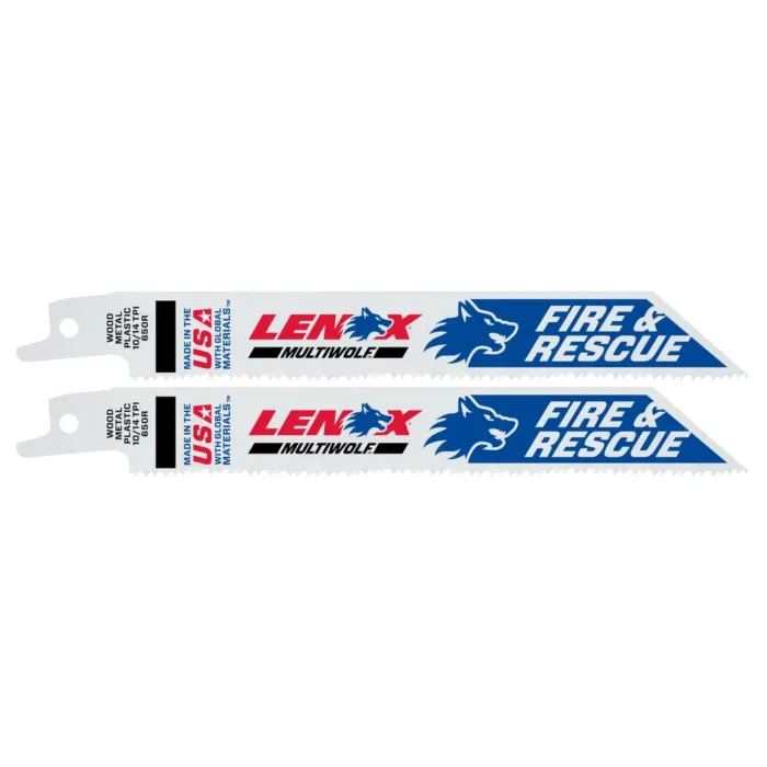 Lenox LENOX MULTIWOLF WAVE EDGE Reciprocating Saw Blades 10/14 TPI 152 x 19 x 1.3 mm 2/PK