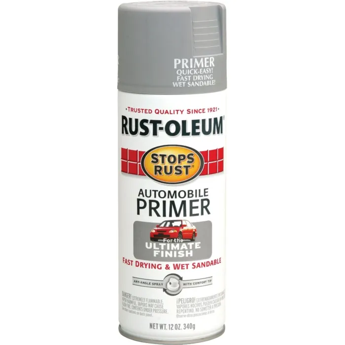 Rust-Oleum Stops Rust Automotive Paint Primer (Light Gray) 12 oz Spray