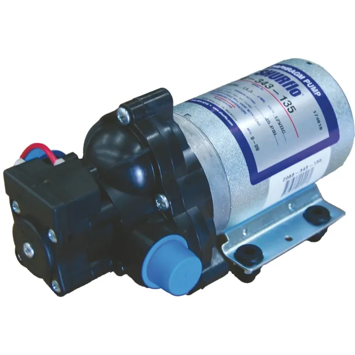 Shurflo 12V 3.0 GPM 45psi Electric Demand Diaphragm Pump with 1/2" Male NPT Ports