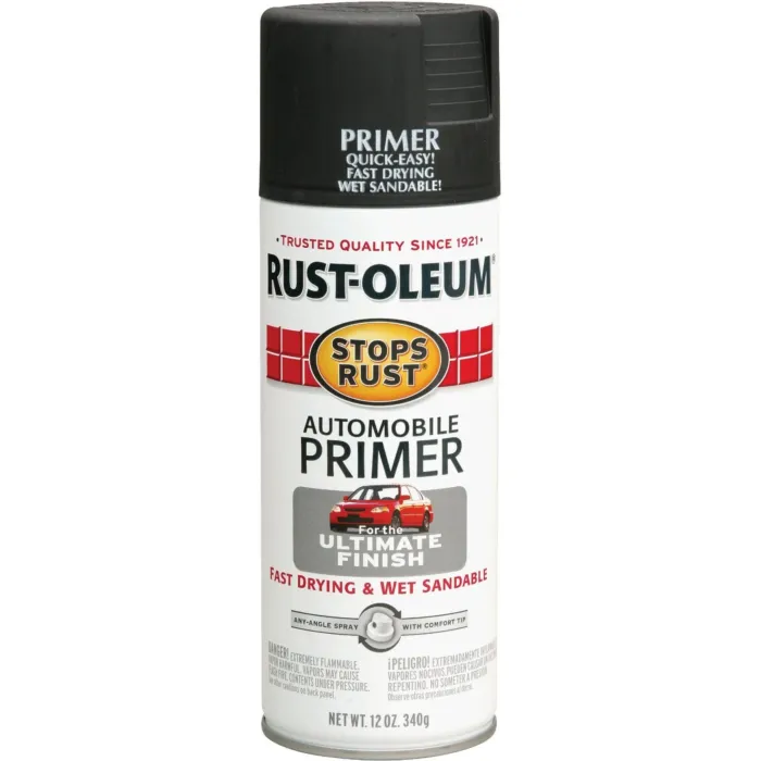 Rust-Oleum Stops Rust Automotive Paint Primer (Dark Gray) 12 oz Spray