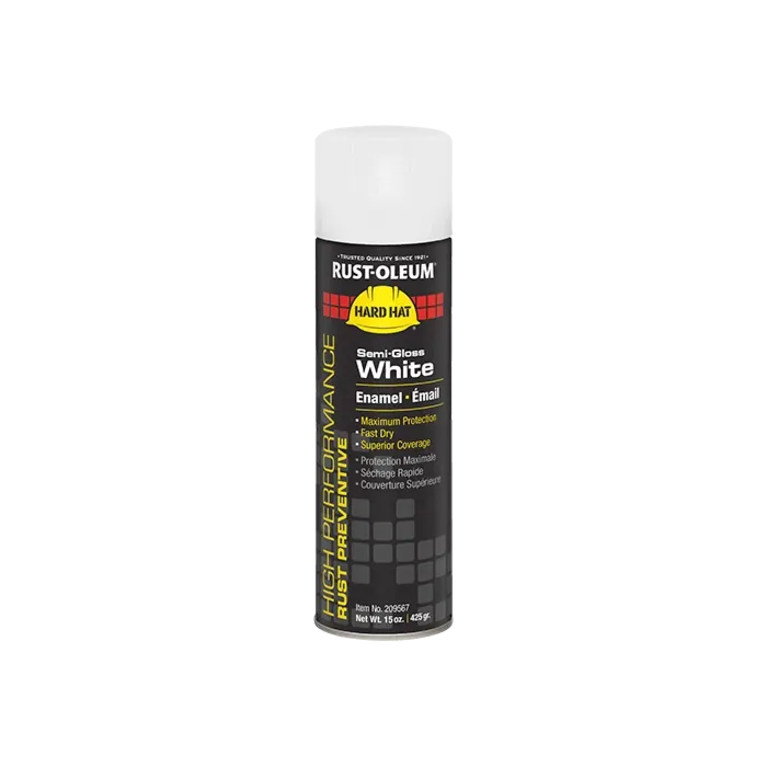 Rustoleum High Performance - V2100 System Enamel Spray Paint - Colors - Semi-Gloss White