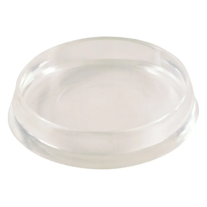 Do it 1-7/16 In. Inner Diameter Round Clear Furniture Leg Caster Cup (4pk)