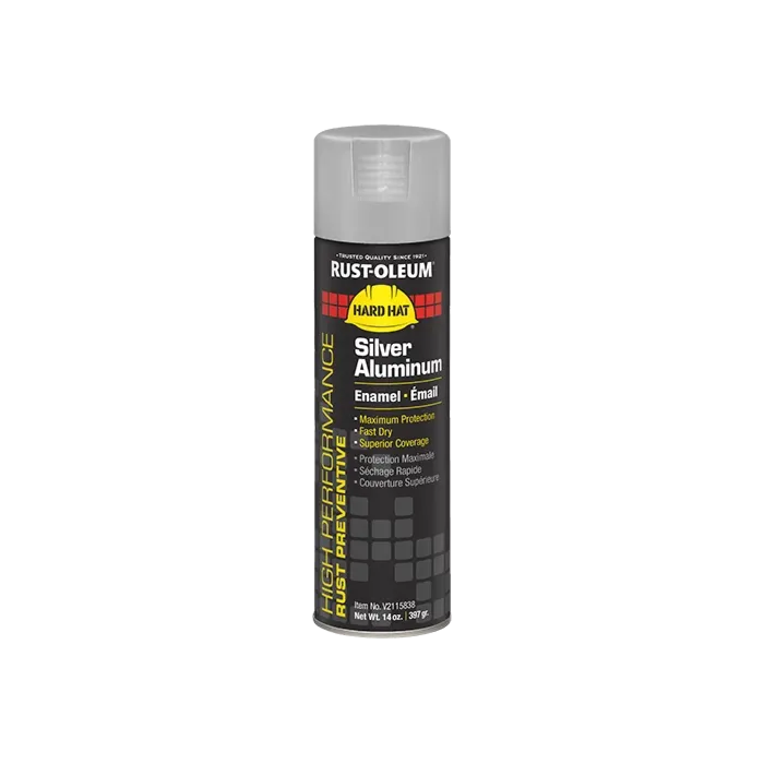 Rust-Oleum High Performance V2100 Enamel Spray Paint (Metallic - Silver Aluminum) 15 oz