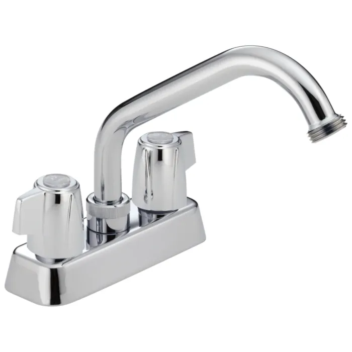 Delta Faucet Delta Classic: Two Handle Laundry Faucet - Two Handle Blade - Chrome