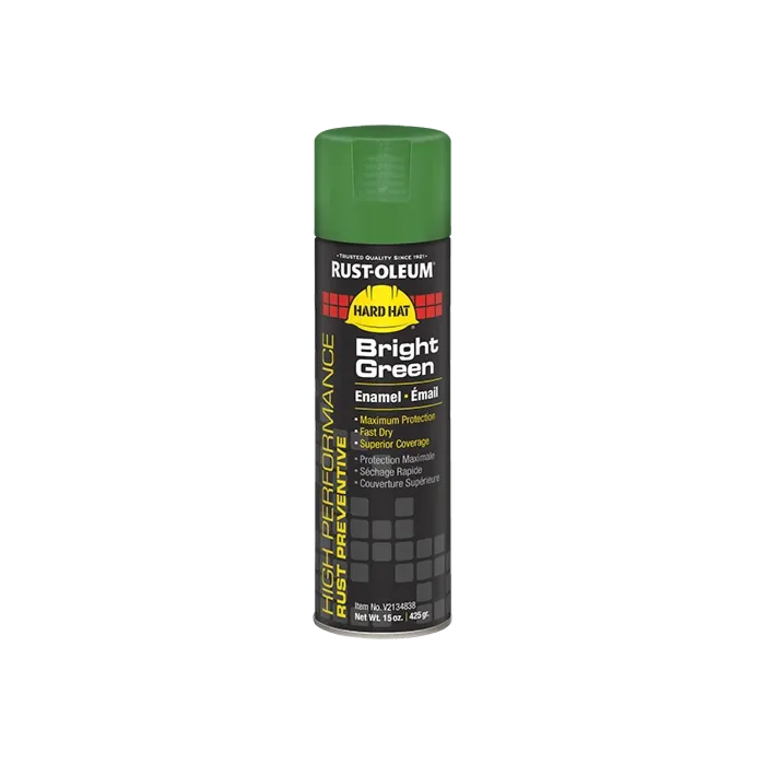 Rust-Oleum High Performance V2100 Enamel Spray Paint (Bright Green) 15 oz