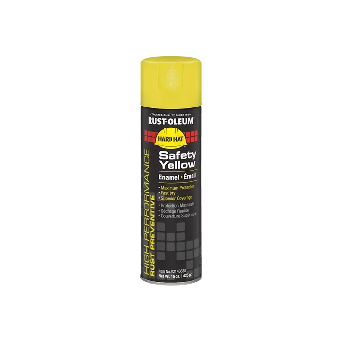 Rust-Oleum High Performance V2100 Enamel Spray Paint (Safety Yellow) 15 oz