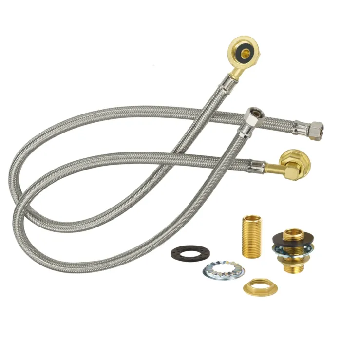 Krowne Wall Mount Faucet SS Supply Kit