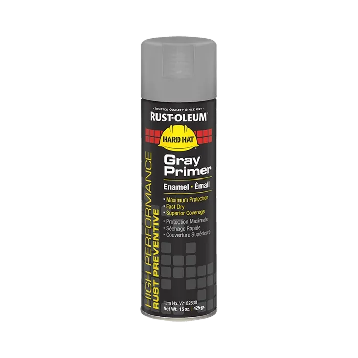 Rust-Oleum High Performance V2100 Enamel Spray Primer (Gray) 15 oz