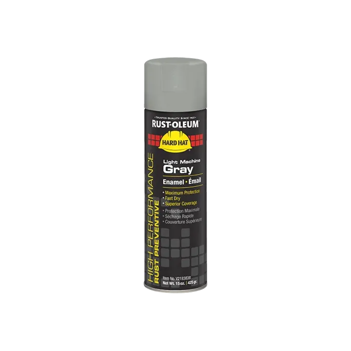 Rust-Oleum High Performance V2100 Enamel Spray Paint (Light Machine Gray) 15 oz