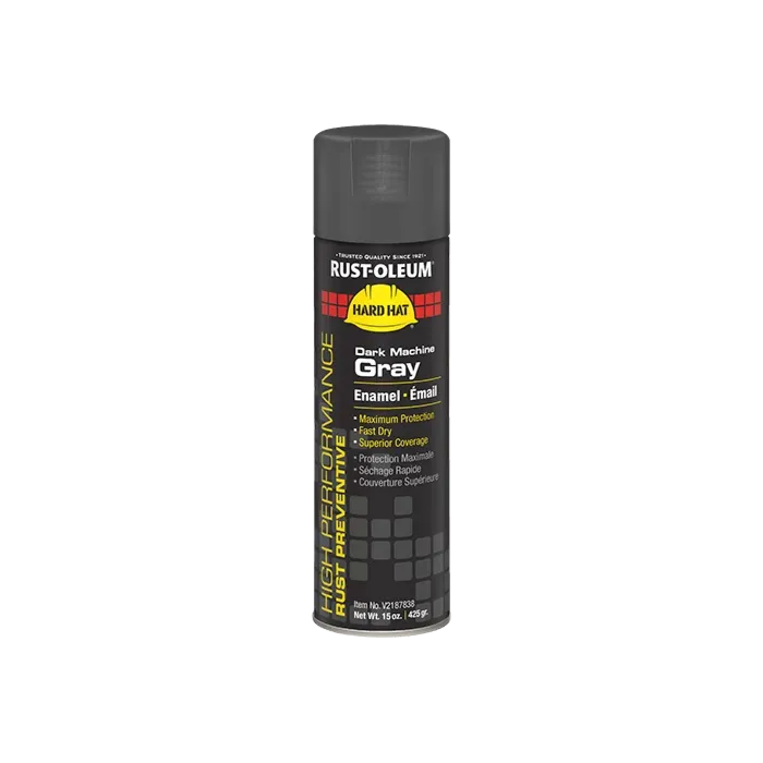 Rust-Oleum High Performance V2100 Enamel Spray Paint (Dark Machine Gray) 15 oz