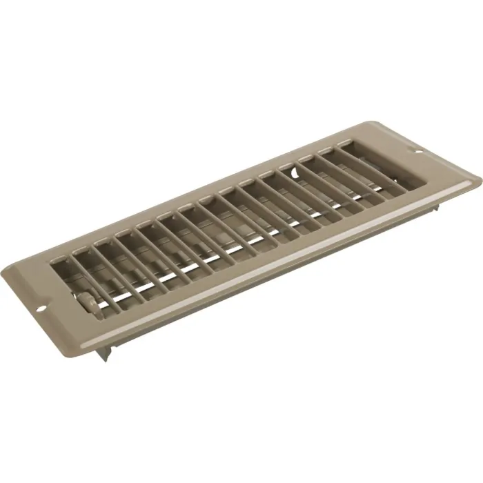 Danco Steel Floor Register (Brown) 4 in. x 8 in. x 9/16 in.