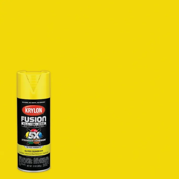 Krylon Fusion All-In-One Spray Paint & Primer (Gloss - Sunbeam) 12 oz