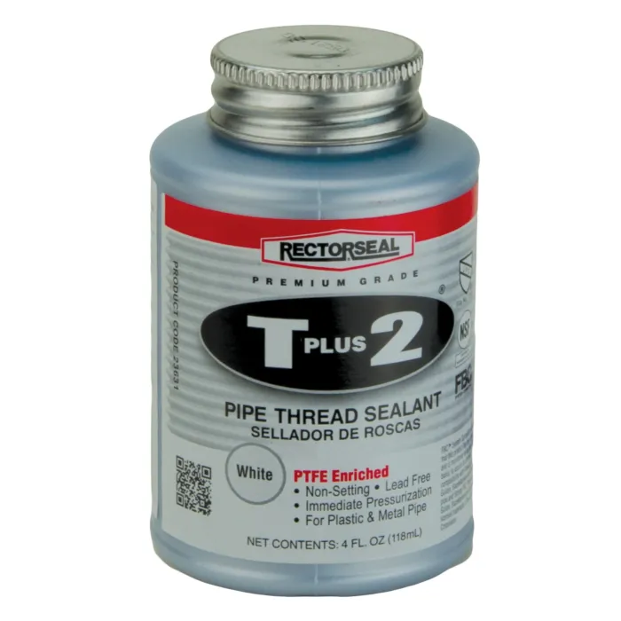 Rectorseal Corp. RectorSeal T Plus 2, 1/4 pt. Cans 24 pk