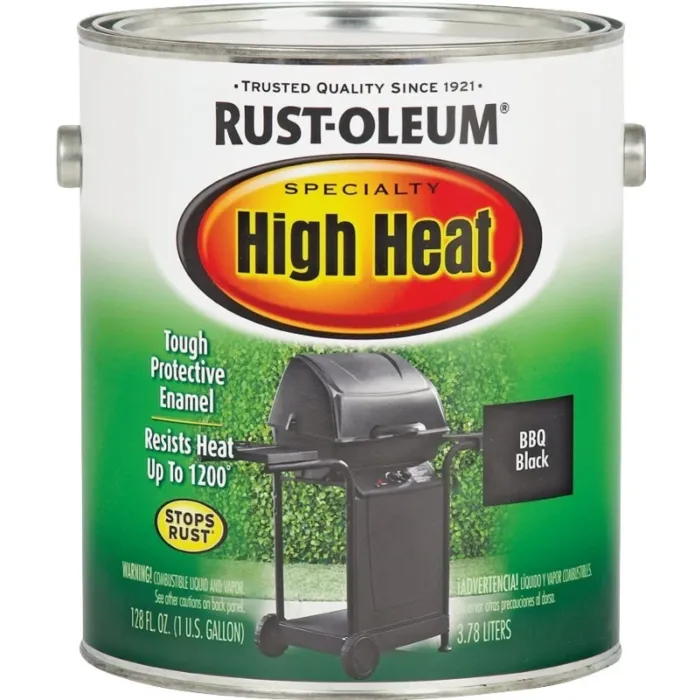 Rustoleum Specialty High Heat Brush On (Satin - Black) 1 gal