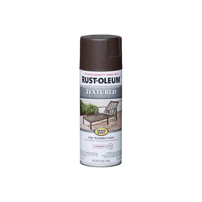 Rust-Oleum Stops Rust Spray Paint (Textured - Dark Brown) 12 oz