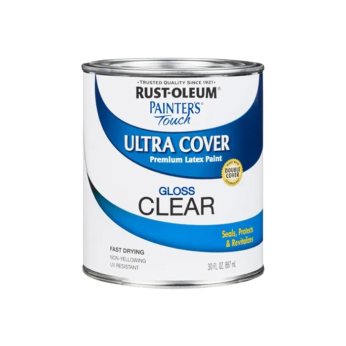 Rust-Oleum Painter's® Touch Ultra Cover - Multi-Purpose Paint Clear Brush - Quart - Gloss Clear