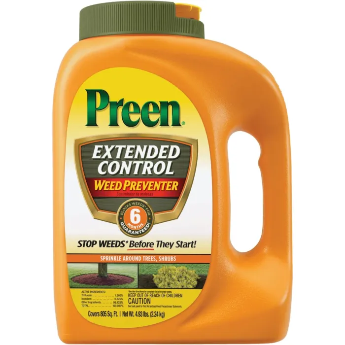 Preen Extended Control RTU Granules Weed Preventer - 5 lb