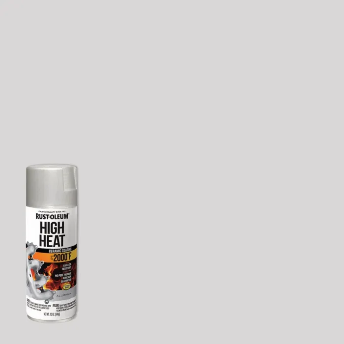 Rust-Oleum Automotive High Heat Spray Paint (Flat - Aluminum) 12 oz