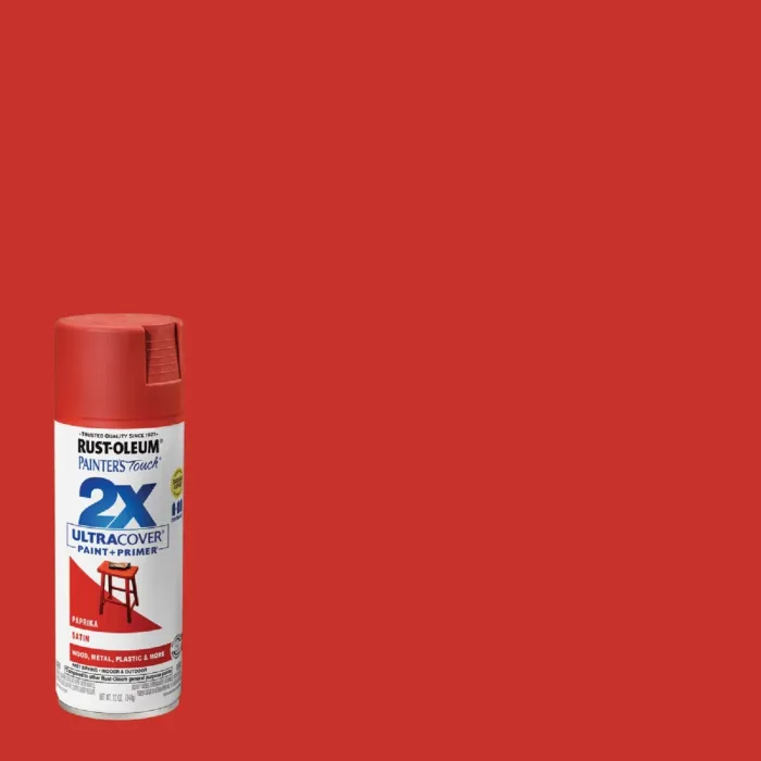 Rust-Oleum Painter's Touch® 2X Ultra Cover® Spray Paint (Satin - Paprika) 12 oz