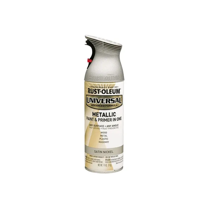 Rust-Oleum Universal Premium Spray Paint - 11 oz - Metallic Satin Nickel