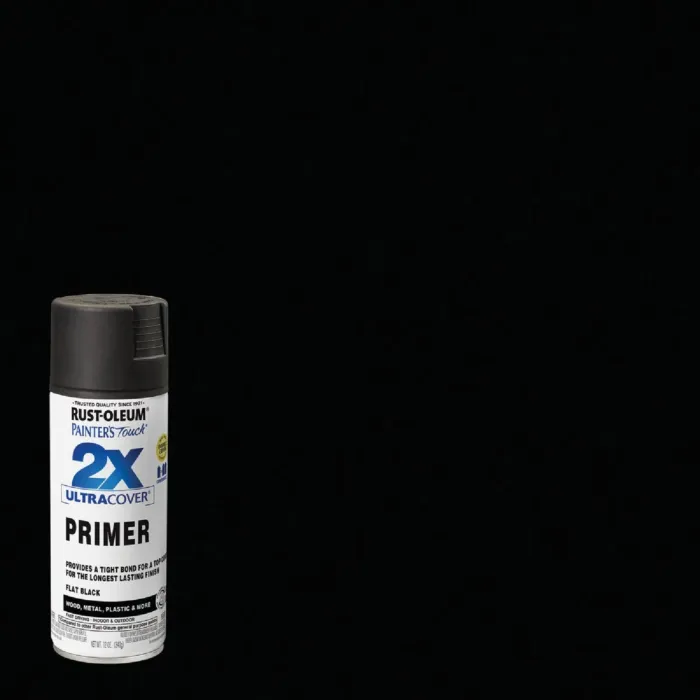 Rust-Oleum Painter's Touch® 2X Ultra Cover® Spray Paint Primer (Flat - Black) 12 oz