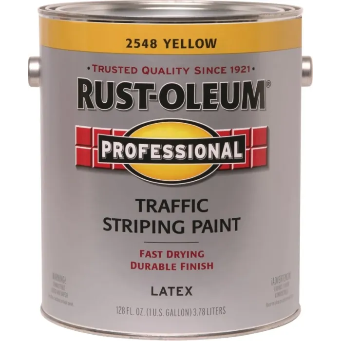 Rustoleum Traffic Striping Paint (Flat - Yellow) 1 gal