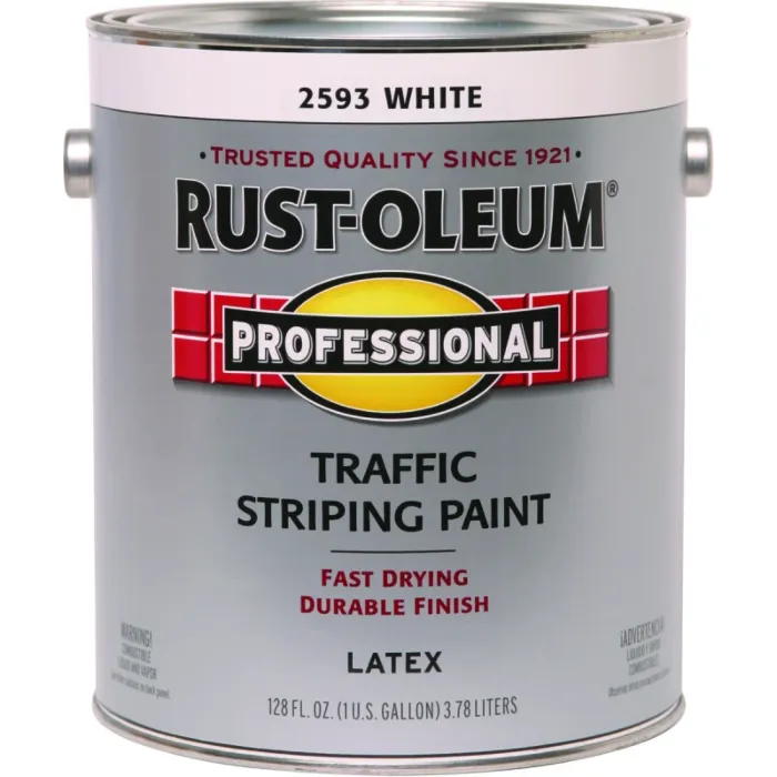 Rustoleum Traffic Striping Paint (Flat - White) 1 gal