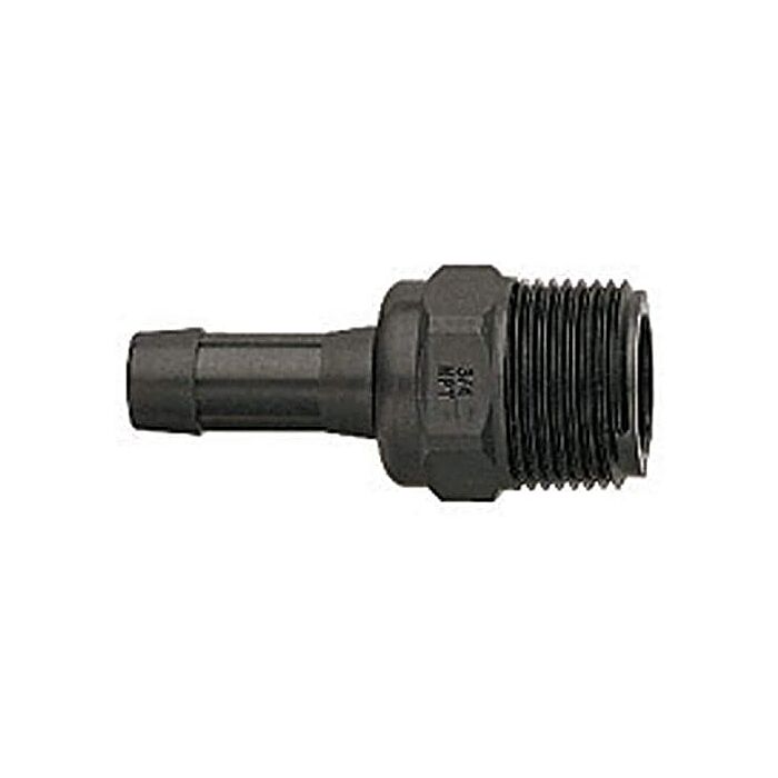 TeeJet 3/4" Male NPT x 1/2" Hose Barb Poly Swivel
