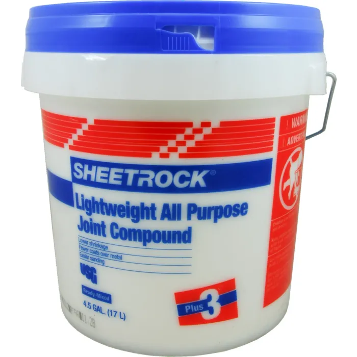 Sheetrock Plus 3 Pre-Mixed Pail Lightweight All-Purpose Drywall Joint Compound - 4.5 gal