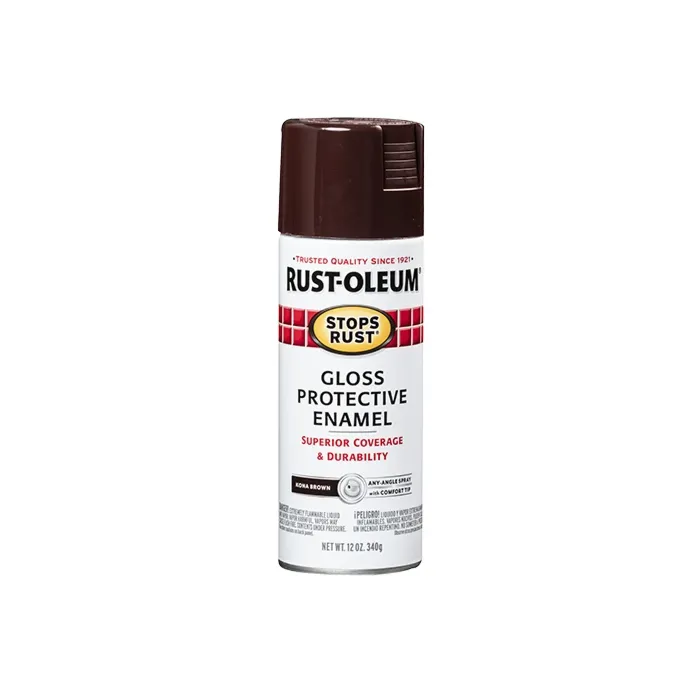 Rust-Oleum Stops Rust® - Protective Enamel Spray Paint - 12 oz - Kona Brown