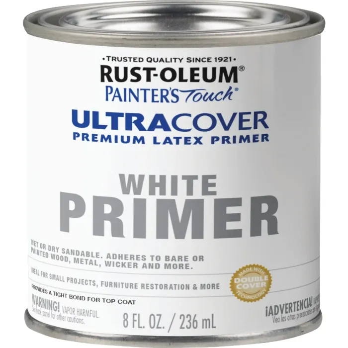 Rustoleum Painter's® Touch Ultra Cover Brush-on Primer (Satin White) 1/2 pt