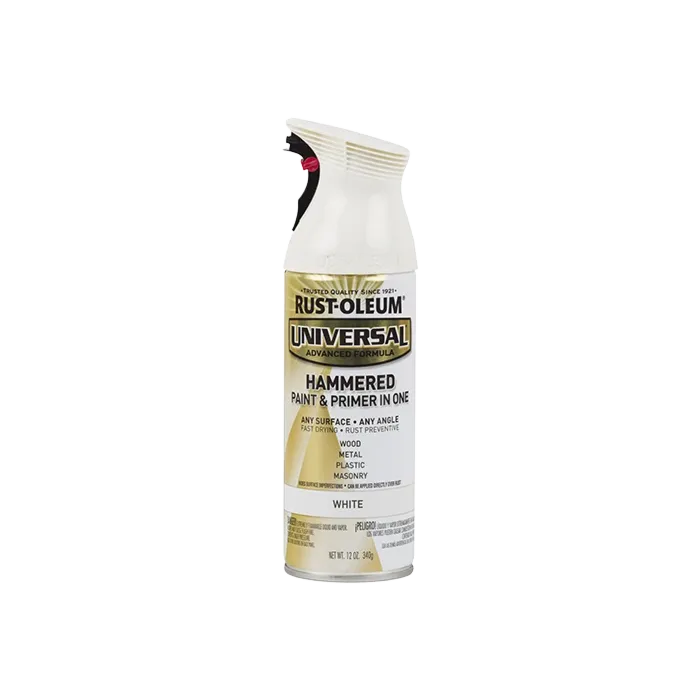 Rust-Oleum Universal Premium Spray Paint (Hammered - White) 12 oz
