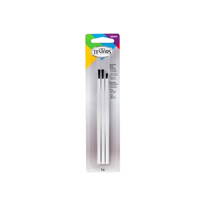 Rustoleum Testors Economy Brush Set (3pc)