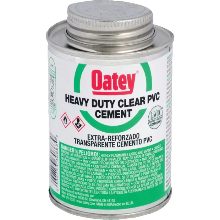 OATEY Oatey® 4 oz. PVC Heavy Duty Clear Cement